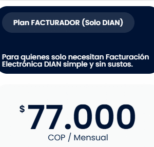 Plan FACTURADOR (Solo DIAN)